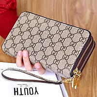 VÍ DA NỮ , BÓP NỮ CẦM TAY 2 KHOÁ GDA89