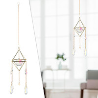 Clear Crystal Suncatcher Rainbow Catcher Hanging Prism Home Decor Art Window