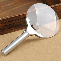 Handheld Portable Illuminated Hand Magnifier Magnifying Glass Loupe Tool With 2 LED Lights Lamp