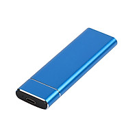 2TB Type-C Mobile Solid State Drive Portable USB3.1 Interface SSD Shockproof Aluminum Alloy Solid State Drive Blue
