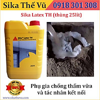 Phụ gia chống thấm vữa và tác nhân kết nối - Sikalatex TH (thùng 25lít)