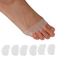 3 Pairs Gel Ball Of Foot Insoles Forefoot Pads Breathable Cushions