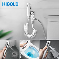 HIGOLD Hand Held Cloth Diaper Sprayer Premium Bidet Sprayer Easy to Install Toilet Bidet Sprayer Kit for Toilet Best
