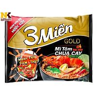 Mì 3 miền gold tôm chua cay đặc biệt 75g x 30 gói