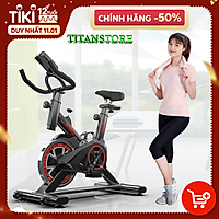 Xe Đạp Tập Tại Nhà - Xe Đạp Tập Gym Tại Nhà - Thiết kế khung thép sang trọng và chắc chắn, Màn hình LED điện tử thông minh.
