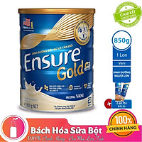 Sữa Bột Abbott Ensure Gold ESLA Dinh Dưỡng Đầy Đủ Và Cân Đối (850g) - Tặng 2 Gói Ensure Gold Hương Cà Phê 60,6g