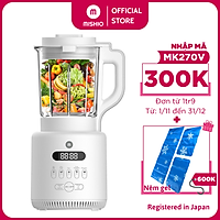Máy xay công suất lớn nấu cháo làm Sữa hạt đa năng Mishio MK270 800W - hàng chính hãng