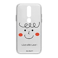 Ốp Lưng OPPO F11 Pro Silicone Trong In hình Mặt cười Kute - Hàng Chính Hãng