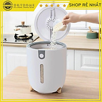 Thùng Đựng Gạo Thông Minh Cao Cấp Dung Tích 10kg Dành Cho Gia Đình 2-4 người