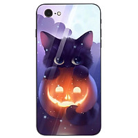 Ốp kính cường lực cho điện thoại iPhone 6 Plus/6s Plus - haloween kinh sợ MS HLGKS051