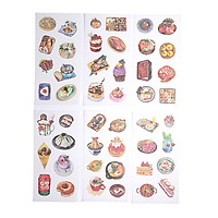 Sticker Dán Trang Trí ( Bộ 6 Tấm ) - Food