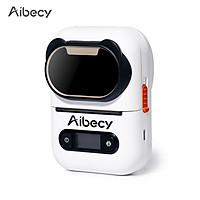 Aibecy Portable BT Wireless Label Maker 203dpi Thermal Label Printer with Rechargeable Battery Compatible with iOS