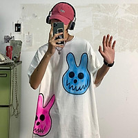 Áo thun tay lỡ KOMBOH phông Unisex nam nữ oversize form rộng CRAZY HABIT - A75