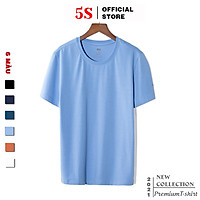 Áo Phông Nam Ngắn Tay 5S (6 Màu), Chất Liệu Cotton Mềm Mại, Thấm Hút, Kiểu Dáng Trẻ Trung, Năng Động (TSO21004)