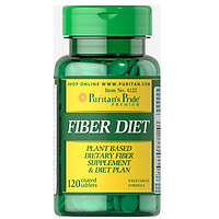 Viên uống hỗ trợ giảm cân bổ sung chất xơ Puritan's Pride Fiber Diet (120 viên)