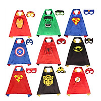 70cm Cloak Frozen Captain America Spider Man Cloak Cosplay Costume For Kids