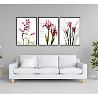 Bộ 3 tranh canvas hoa 11153241