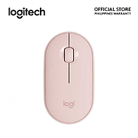 Logitech M350 Pebble Modern, Slim and Silent Bluetooth Wireless MouseBlack