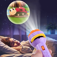 Đồ Chơi Đèn Pin Máy Chiếu Cho Trẻ Em - Mẫu Máy Chiếu Đồ Chơi Phát Sáng Giáo Dục Sớm