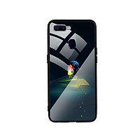 Ốp Lưng Kính Cường Lực cho điện thoại Oppo F9 - Little Girl 03