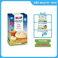 Bột ăn dặm dinh dưỡng Sữa, Chúc ngủ ngon táo tây HiPP Organic 250g