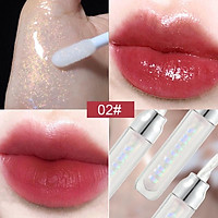 (Hàng Mới Về) Son Bóng Dạng Lỏng Dưỡng Ẩm Không Thấm Nước Thay Đổi Màu Sắc Theo Nhiệt Độ