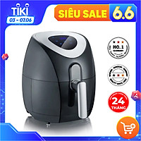Nồi chiên không dầu Severin FR2430, hàng chính hãng Đức. Hạn chế lượng dầu, tiện lợi với 6 chế độ cài đặt sẵn. Khóa an toàn tránh rơi vỡ khi lấy rổ rán ra. Rổ rán và tay cầm chống dính dễ vệ sinh. Bảo hành chính hãng 24 tháng.