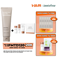 Mặt nạ đất sét làm dịu lỗ chân lông innisfree Volcanic Calming Pore Clay Mask 100ml - 131173331