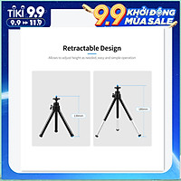 Portable Webcam Tripod Lightweight Mini Webcam Tripod for Smartphone Webcam Desktop Tripod Phone Holder Table Stand