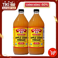 Giấm táo hữu cơ Organic Bragg 946ml (2 chai)