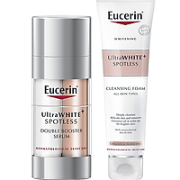 Tinh Chất Dưỡng Trắng Da Giảm Thâm Nám Eucerin Double Bosster Serum (30ml) Tặng Sữa Rửa Mặt Utra White