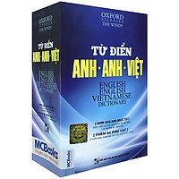 Sách - Từ Điển Anh Anh Việt Phiên Bản Bìa Mềm Màu Xanh - Giải Nghĩa Đầy Đủ Ví Dụ Phong Phú