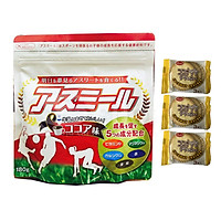 Sữa Asumiru Nhật Bản 180g ( Vị Ca Cao ) - Giúp Tăng Trưởng Chiều Cao Vượt Trội ( cho bé 3-16 tuổi ) – Tặng 03 bán quy Nhật Bản hiệu Aee