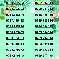 ( HỖ TRỢ ESIM) Sim Mobifone số đẹp MỆNH HỎA  may mắn và tài lộc  (CHƯA KÍCH HOẠT, PHẢI ĐĂNG KÝ CHÍNH CHỦ )- Hàng chính hãng