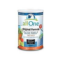 allOne Multiple Vitamin & Mineral Powder Original Formula Once Daily Multivitamin Mineral & Amino Acid Supplement w/ 8g Protein 66 Servings