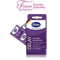 Bao Cao Su Ritex Delay Liệu Pháp Vòng Đôi - Kéo Dài Thời Gian, Hộp 8 Chiếc Đức