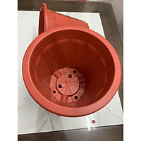 Chậu nhựa E300 kích thước miệng 26x cao 23 hàng đẹp vật tư cây trồng