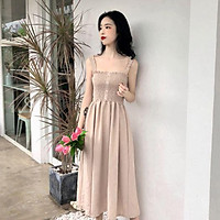 Đầm 2 dây cúp ngực dự tiệc đi biển cực xinh