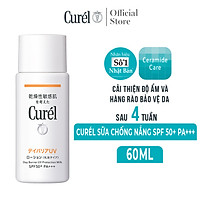 UV sữa chống nắng Curel UV Protection Milk SPF 50+ PA+++ (60ml)