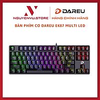 Bàn phím cơ DareU EK87 "D" Switch Black - Hàng chính hãng