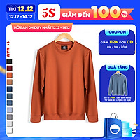 Áo Nỉ Nam 5S Cổ Tròn (11 màu), Chất Cotton Cao Cấp, Vải Trơn, Phom Ôm Trẻ Trung, Màu Sắc Cơ Bản Dễ Phối Đồ (ANI21013)