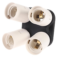 Ổ Cắm Bóng Đèn E27 4 Trong 1 Andoer Cho Studio Chụp Hình - Đen