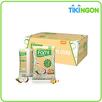 Thùng Sữa Đậu Nành Fami Nguyên Chất vị Sữa dừa (200ml x 40 bịch)