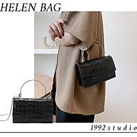 Túi xách nữ/ 1992 s t u d i o/ HELEN BAG / túi mini da bóng basic quai kim loại xinh xắn