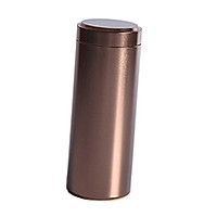 Tea Coffee Sugar Container Sealed Can Box Storage Tin Jar Canister Brown