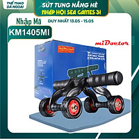 Con Lăn Tập Cơ Bụng 4 Bánh Chính Hãng