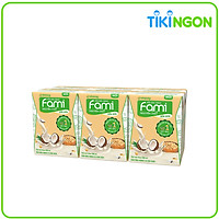 Lốc 6 sữa Đậu Nành Fami Nguyên Chất Vị Sữa Dừa 200ml