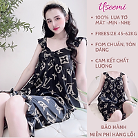 Đồ Bộ Lụa/Lanh/Satin Quần Lửng/Lỡ Mặc Ở Nhà Nữ - Bộ Ngủ Nữ Tay Cánh Tiên Mặc Mùa Hè, Nhiều HỌa Tiết Dễ Thương