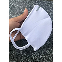 Combo 7 Khẩu trang Chống nắng và Bụi đến 99% màu trắng may 4 lớp thấm hút mồ hôi tốt và chống tia UV mùa hè sử dụng nhiều lần KTN101