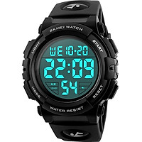 SKMEI Man Watch Wristwatch Fashion Watch Multifunction Waterproof Outdoor Sports Luminous Watch 1258 Army Green